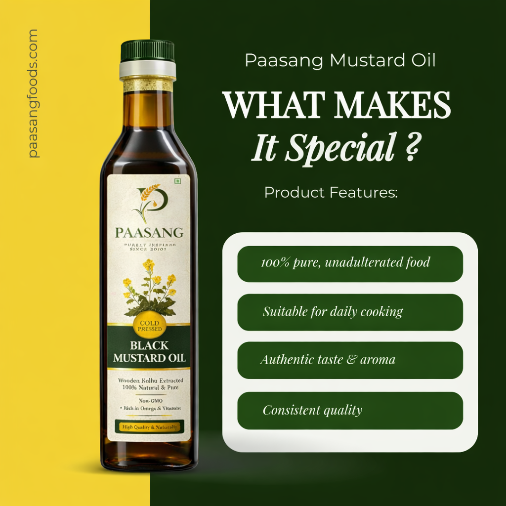 Paasang mustard oil product features
